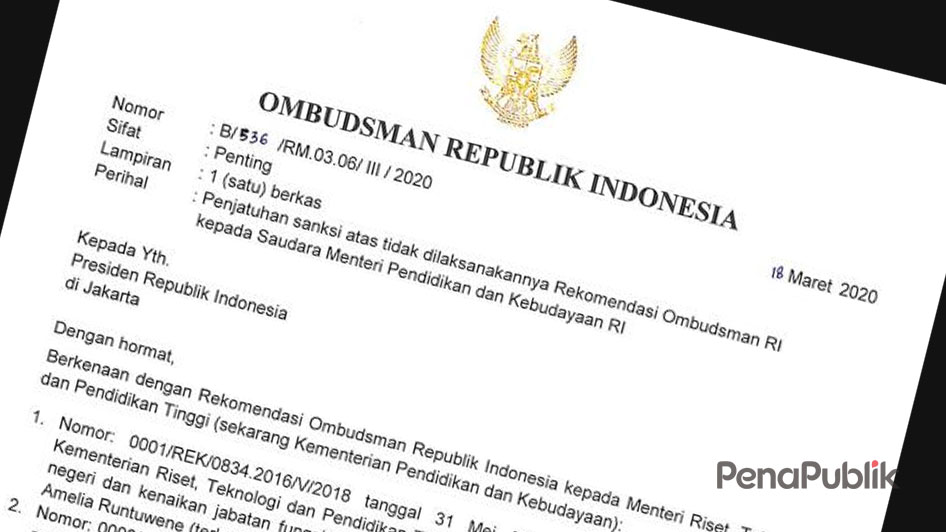 Ombudsman-Jatuhkan-Sanksi-Minta-Presiden-Bebastugaskan-Jabatan-Mendikbud