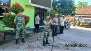 Jaga Sinergitas TNI-POLRI, Koramil 0621 dan Polsek Cisarua Gelar Apel Gabungan