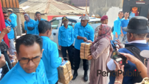 Meski Tanpa Calon Penganten, Relawan Pemenangan Rudi-Jaro Tetap Gelar Aksi Kampanye Damai