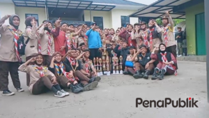 Pramuka Kwarran Cisarua Gelar Gladi Tangkas, SMKN 1 Cisarua Gondol Juara Umum