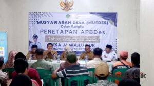 Pemdes Jambuluwuk Ciawi Gelar Musdes Penetapan APBDes Tahun 2025