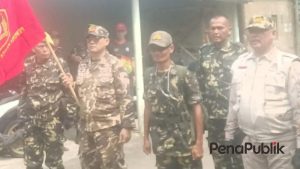 Koorlap FKDM Kabupaten Bogor Kawal Anggota LVRI, Longmarch dari Malang Hingga Bogor