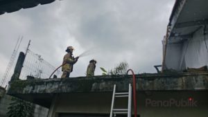Sijago Merah Lalap 1 Unit Rumah Warga Desa Kopo, Diduga Korsleting Listrik