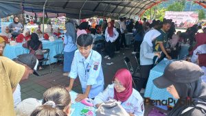 HUT PMI ke 80, Warga Kota Bogor Padati Tenda dan Ikuti Pelayanan Kesehatan Gratis