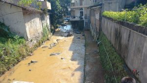Sungai Cisarua Puncak Keruh Tercemar, Warga Didua Desa Ngamuk
